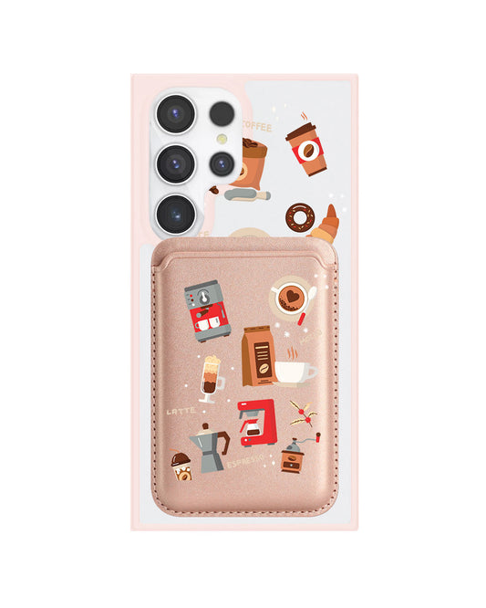 Android Magnetic Wallet Case - Barista