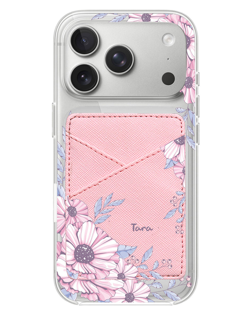 iPhone Phone Wallet Case - Pink Blossom