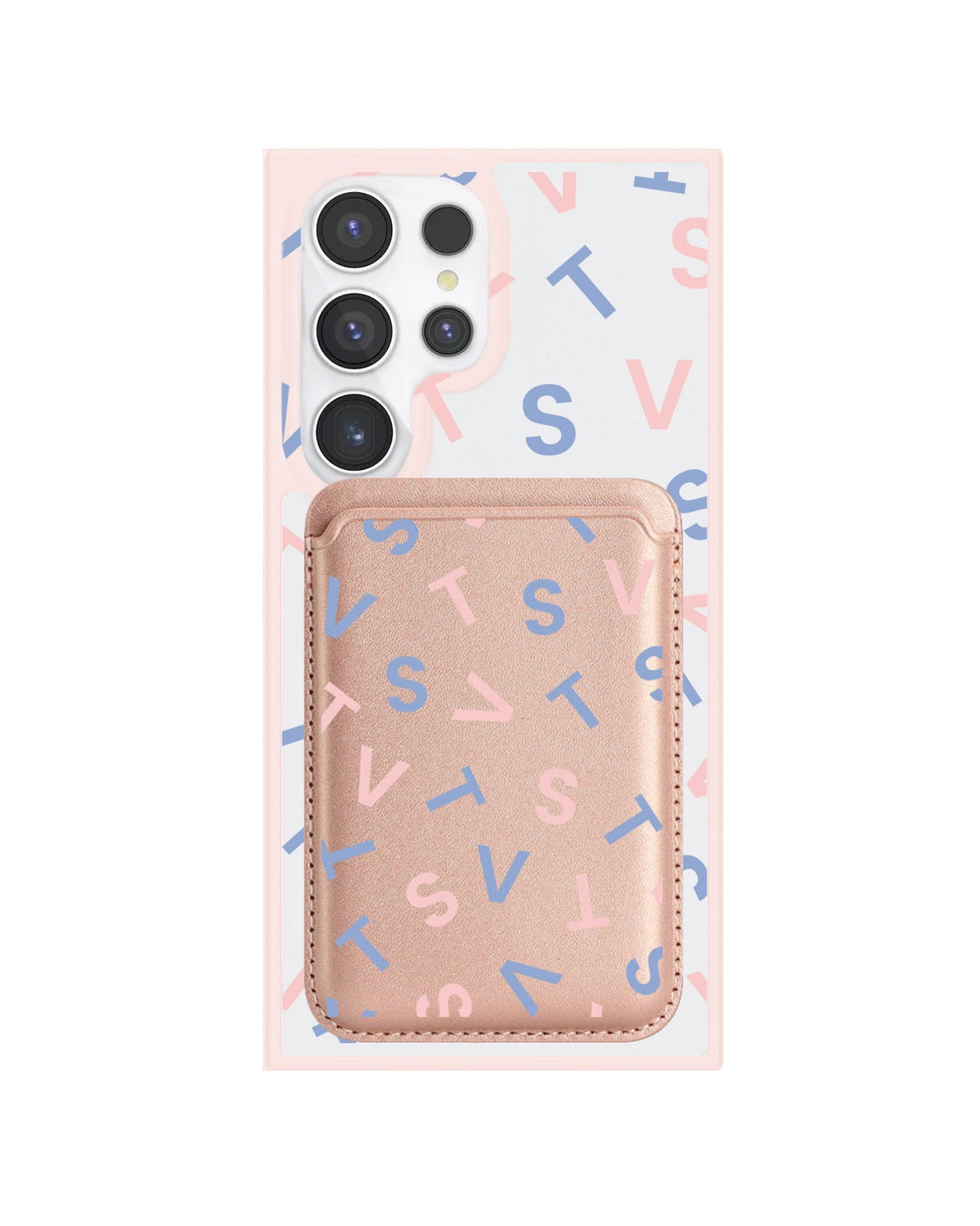 Android Magnetic Wallet Case - Seventeen Monogram
