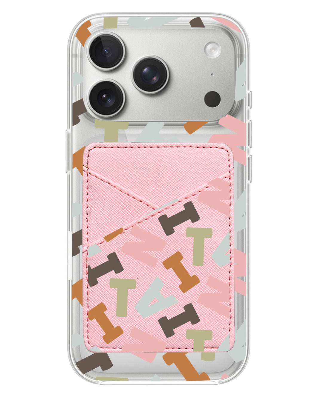 iPhone Phone Wallet Case - Scattered Monogram 4.0