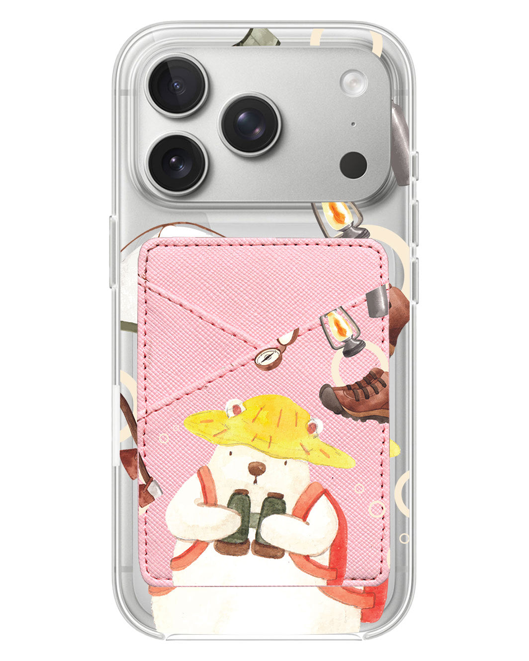 iPhone Phone Wallet Case - Advanture of Bear