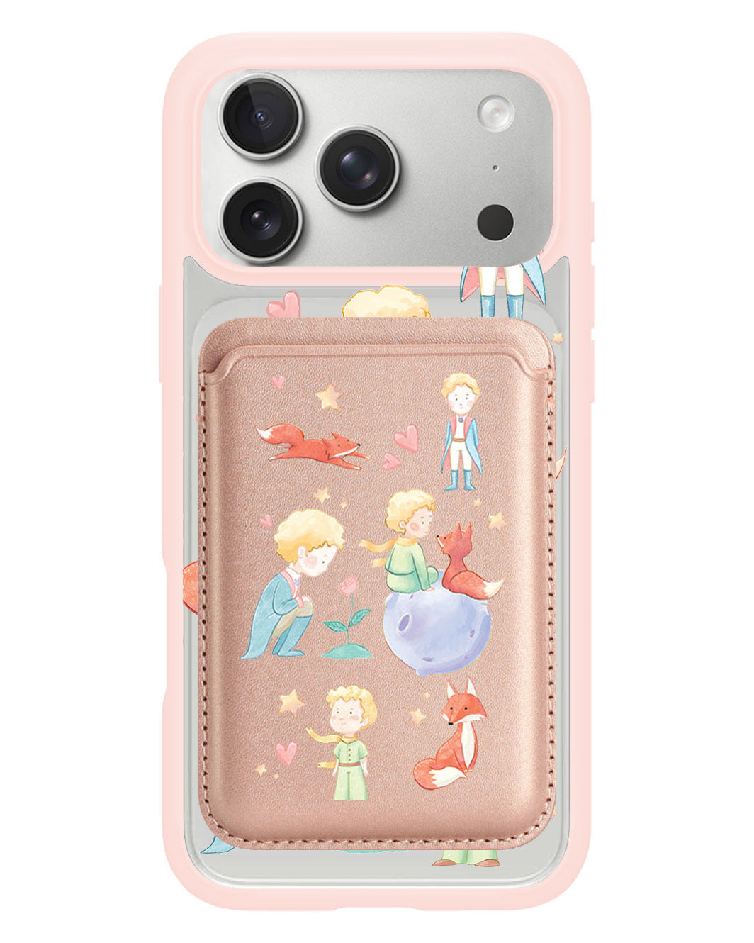 iPhone Magnetic Wallet Case - Little Prince & Fox