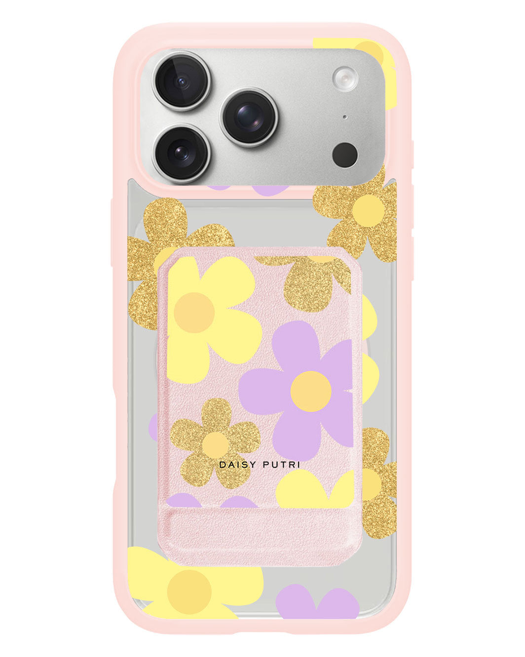 iPhone Magnetic Multifold Wallet - Daisy Twinkle
