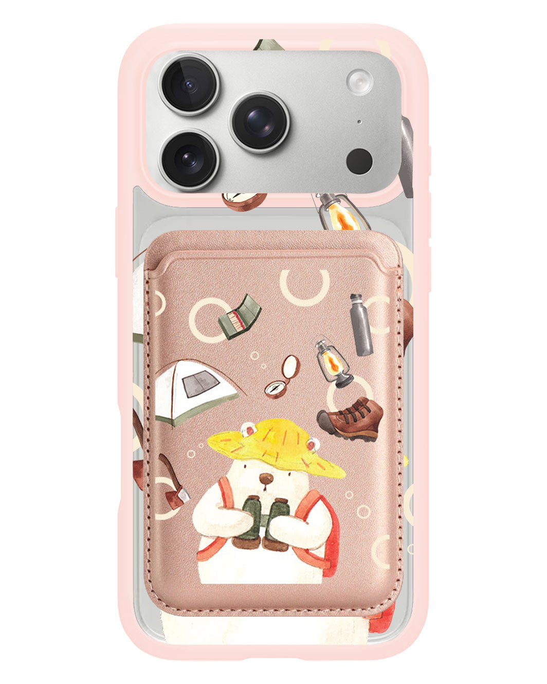 iPhone Magnetic Wallet Case - Advanture Of Bear