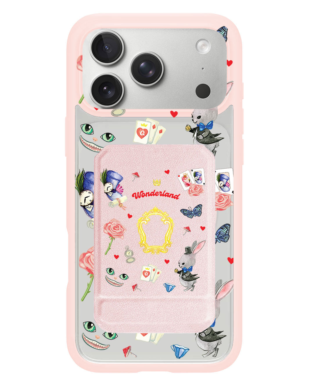 iPhone Magnetic Multifold Wallet - Wonderland 2