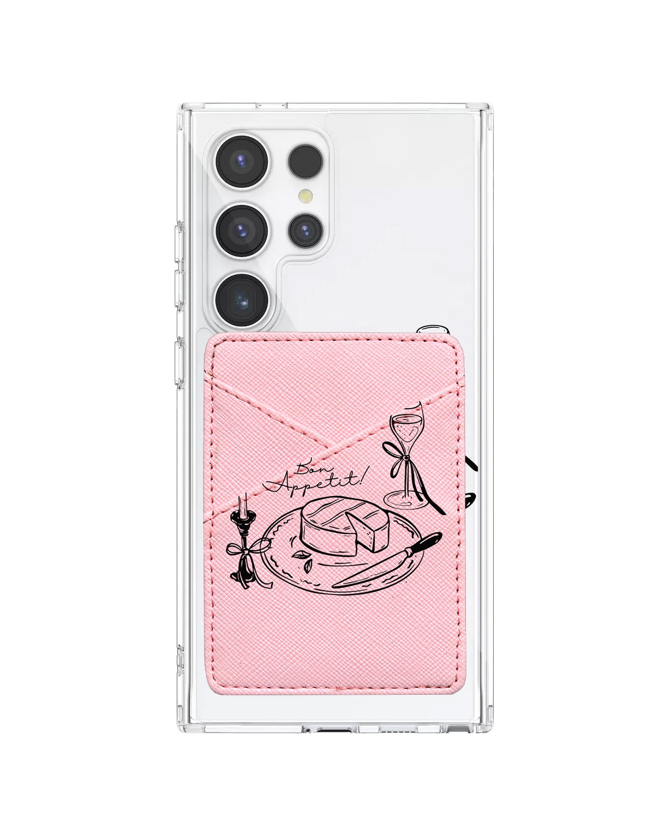 Android Phone Wallet Case - Bon Appetit