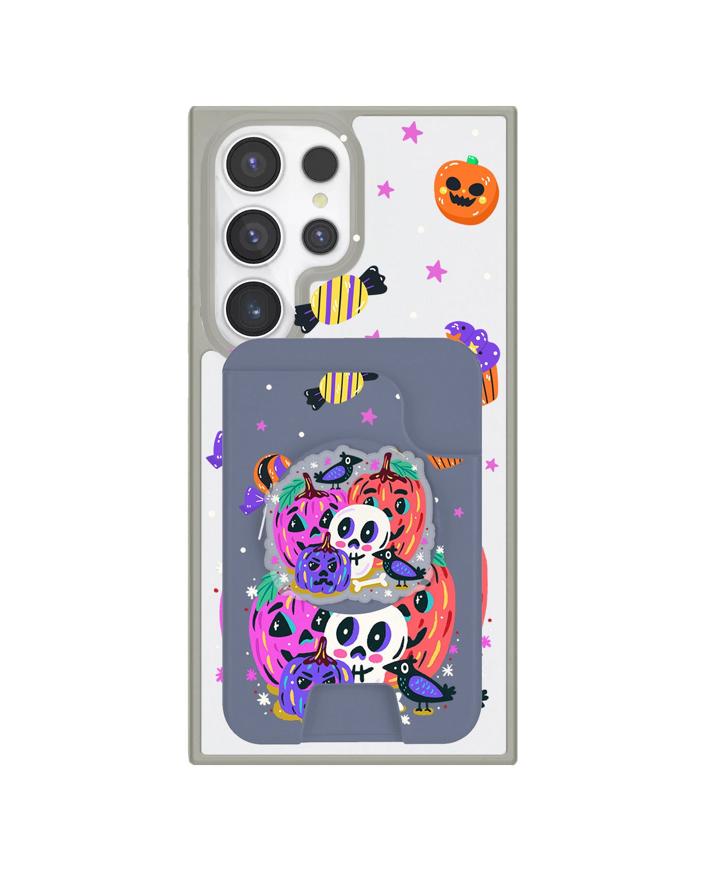 Android Magpop Wallet - Pumpkins Monster