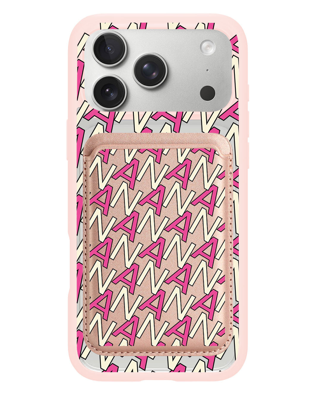 iPhone Magnetic Wallet Case - Initial Monogram 6.0