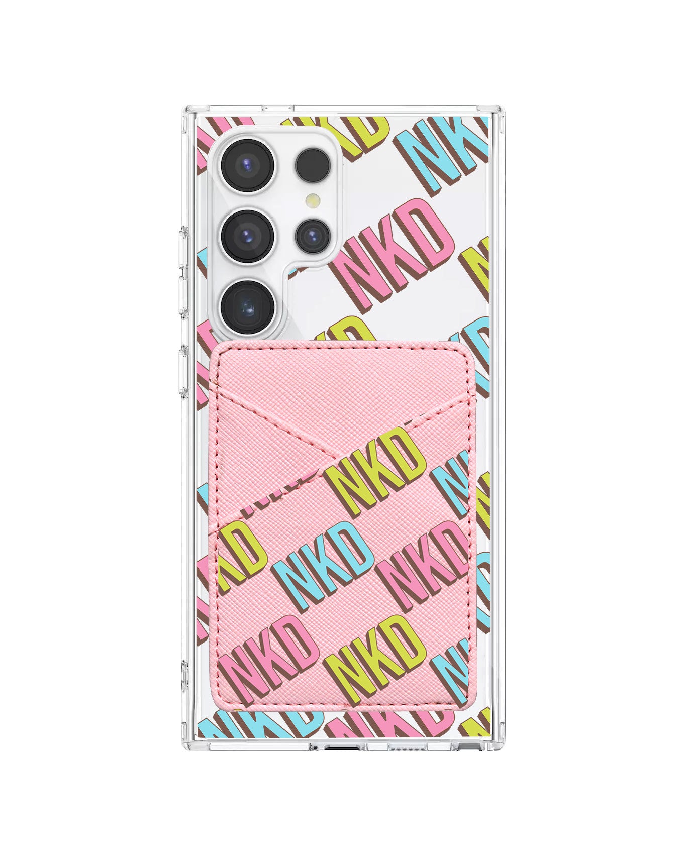 Android Phone Wallet Case - Diagonal Initial Monogram 3.0