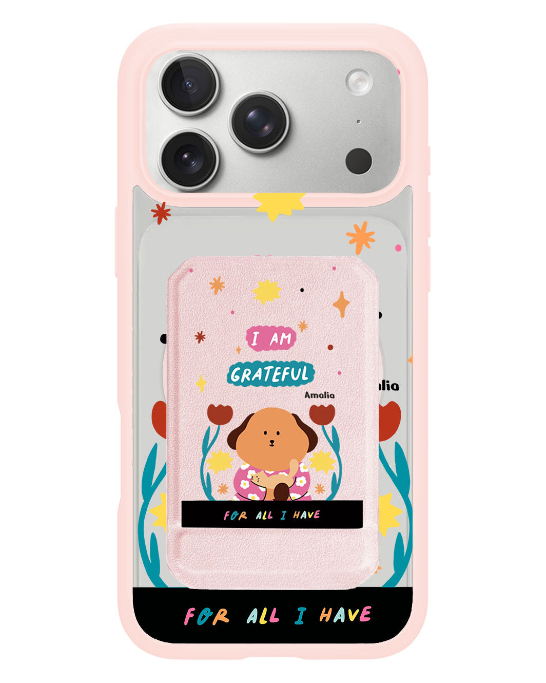 iPhone Magnetic Multifold Wallet - Kiku and The Cat