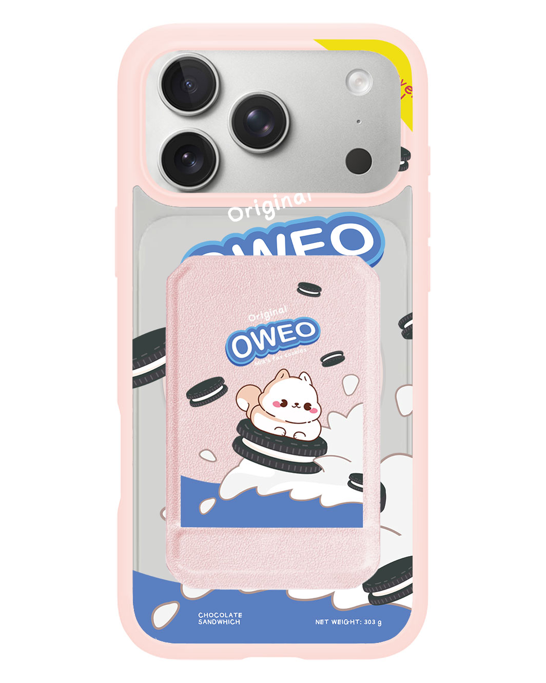 iPhone Magnetic Multifold Wallet - Oweo Dog
