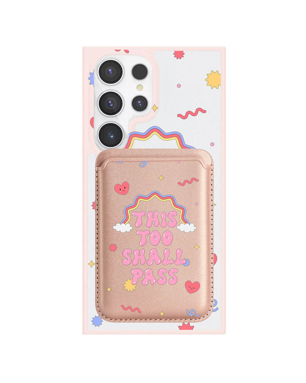 Android Magnetic Wallet Case - This Too Shall Pass