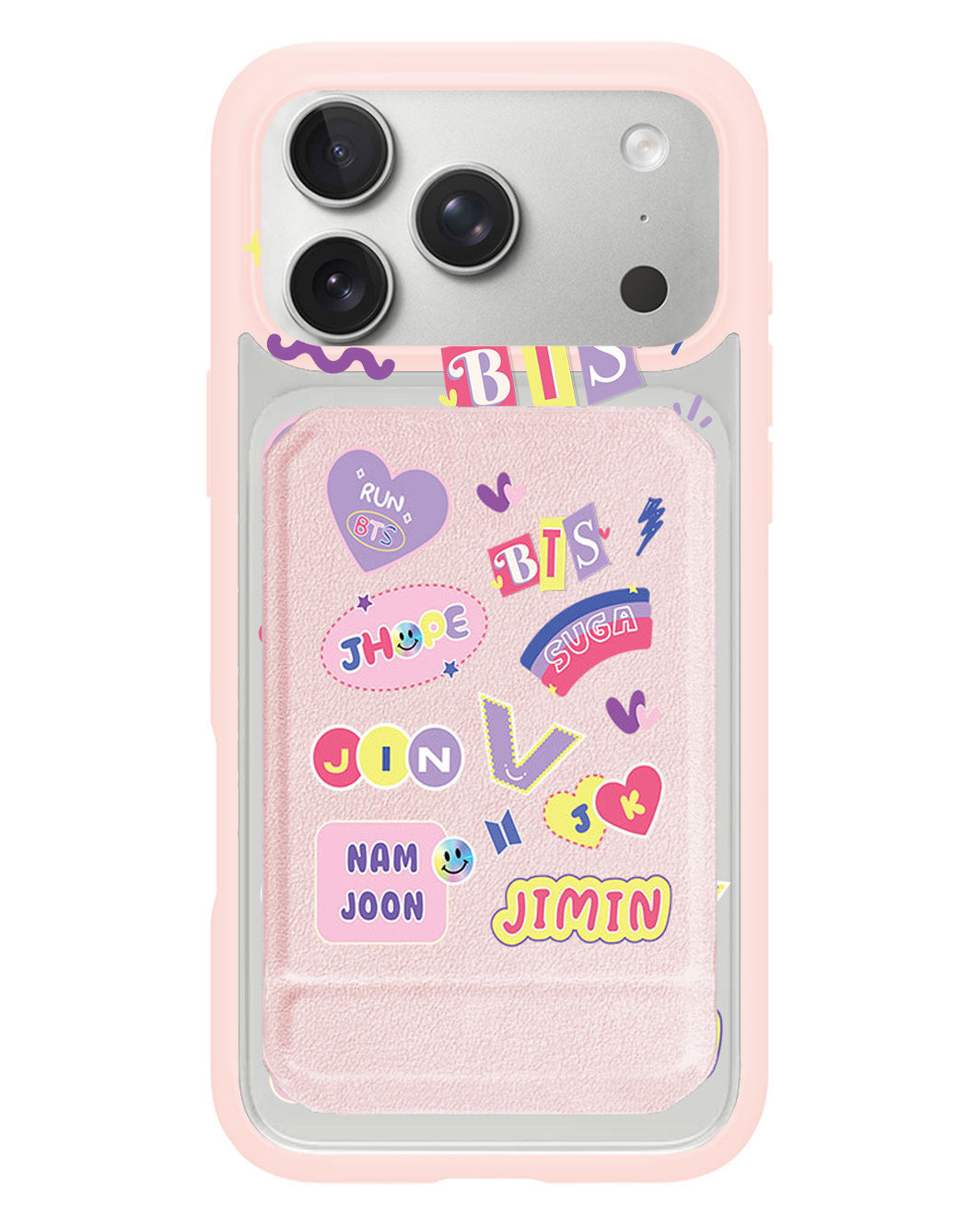iPhone Magnetic Multifold Wallet - BTS Members