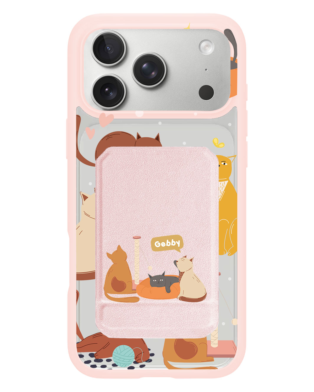 iPhone Magnetic Multifold Wallet - Playful Cat 1.0