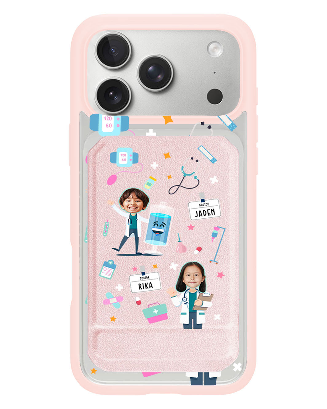 iPhone Magnetic Multifold Wallet - Face Grid Dream Doctor