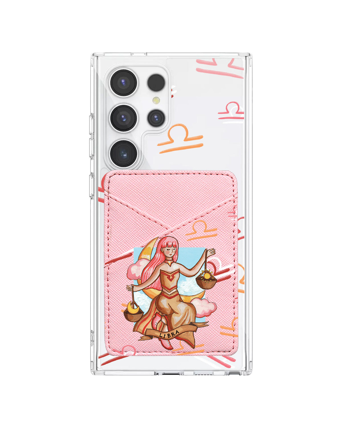 Android Phone Wallet Case - Libra