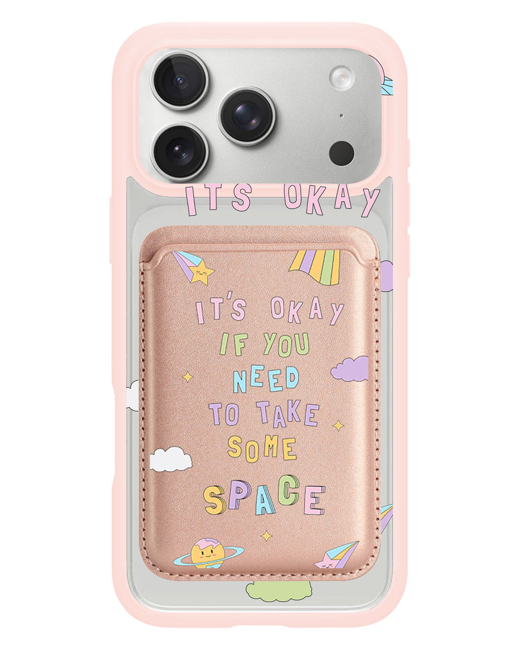 iPhone Magnetic Wallet Case - Space