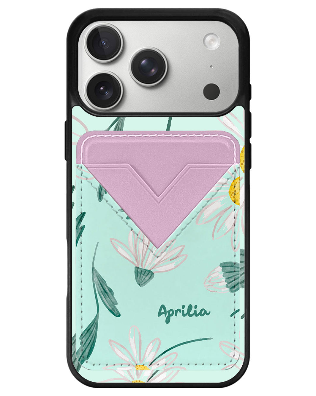 iPhone Avant Wallet Case - April Daisy