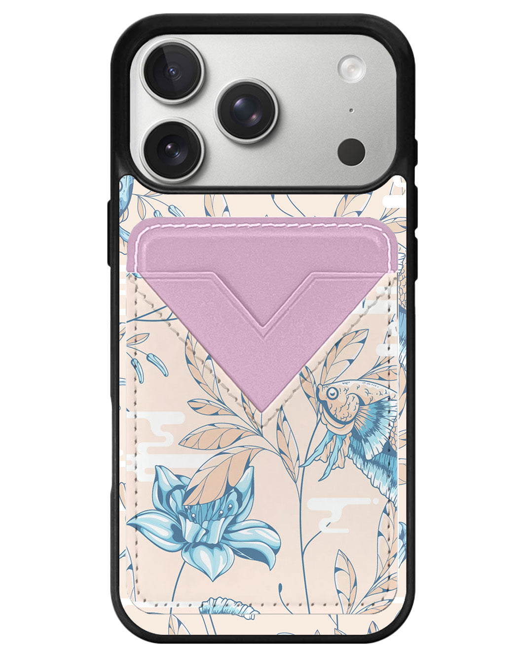 iPhone Avant Wallet Case - Fish & Floral 4.0