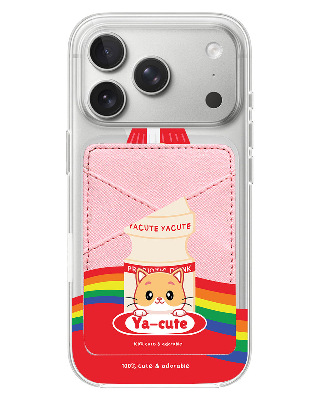 iPhone Phone Wallet Case - Yacute Cat