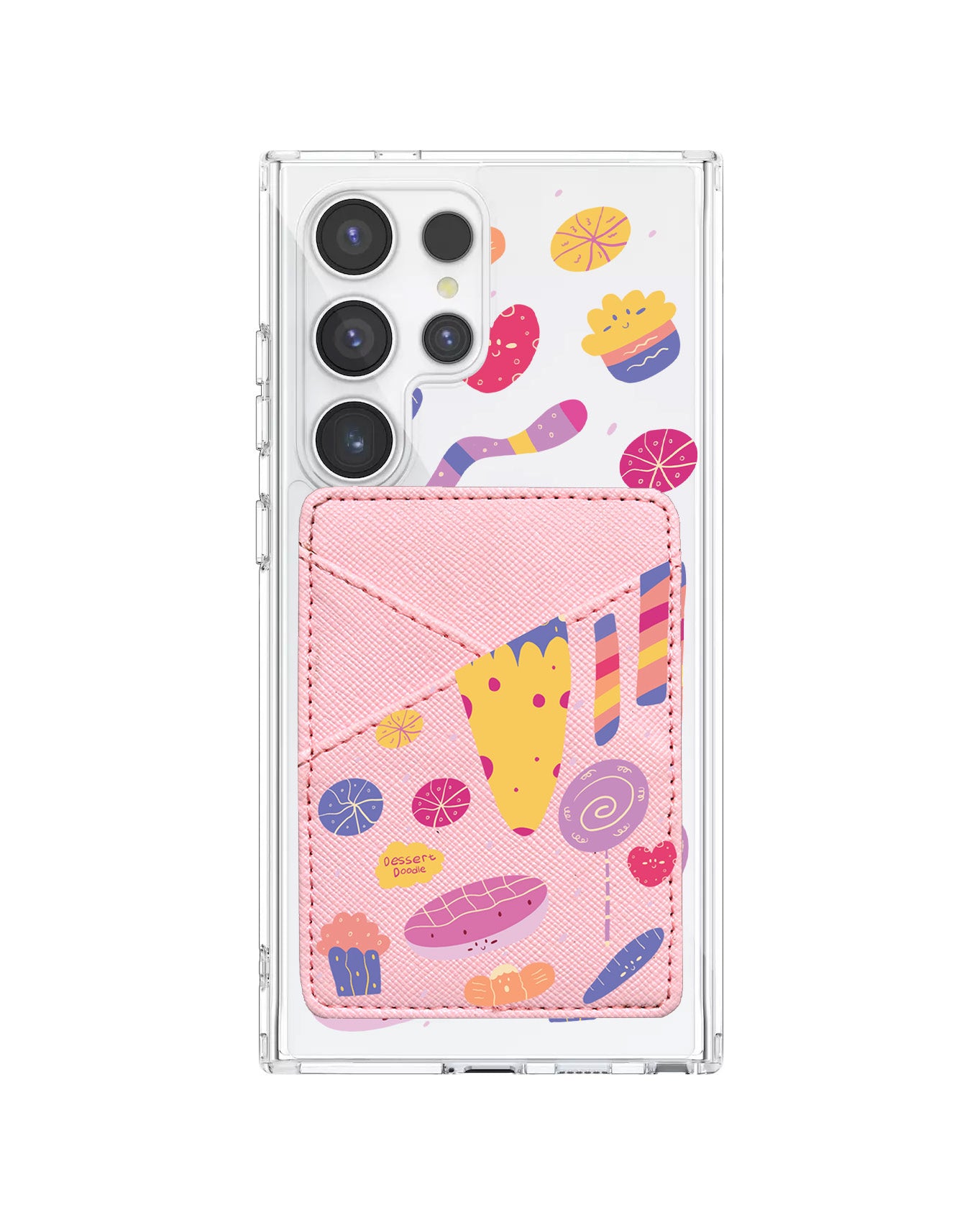Android Phone Wallet Case - Dessert Doodle