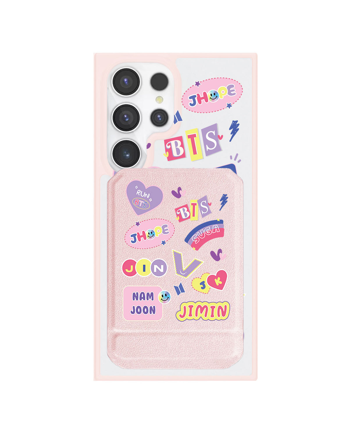 Android Magnetic Multifold Wallet - BTS Members