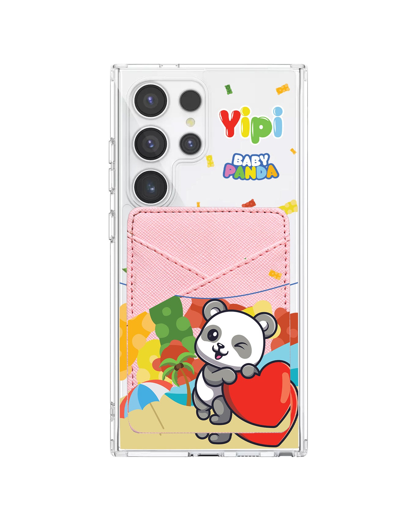 Android Phone Wallet Case - Yipi Baby Panda