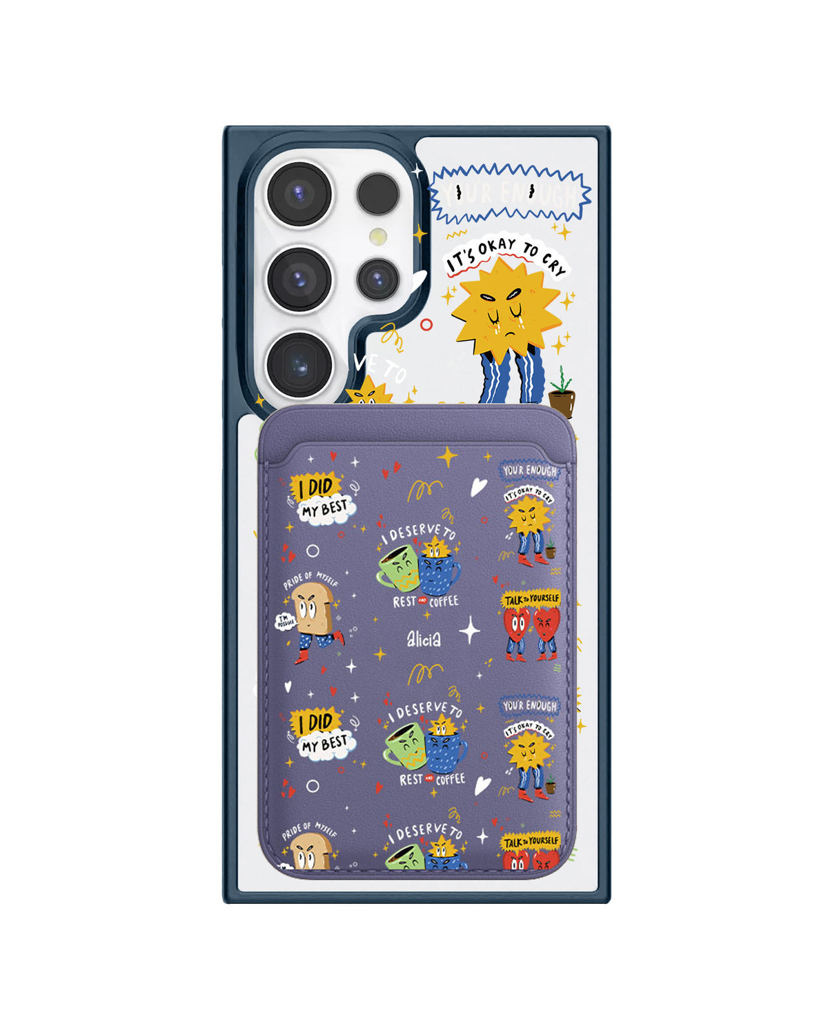 Android Magnetic Wallet Case - Selfless Love 3