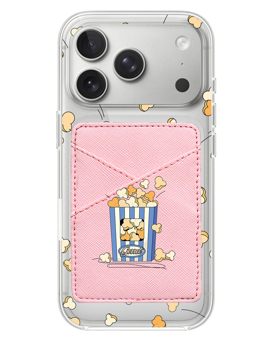 iPhone Phone Wallet Case - Popcorn