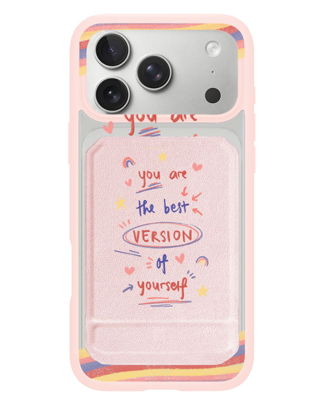 iPhone Magnetic Multifold Wallet - Love Yourself