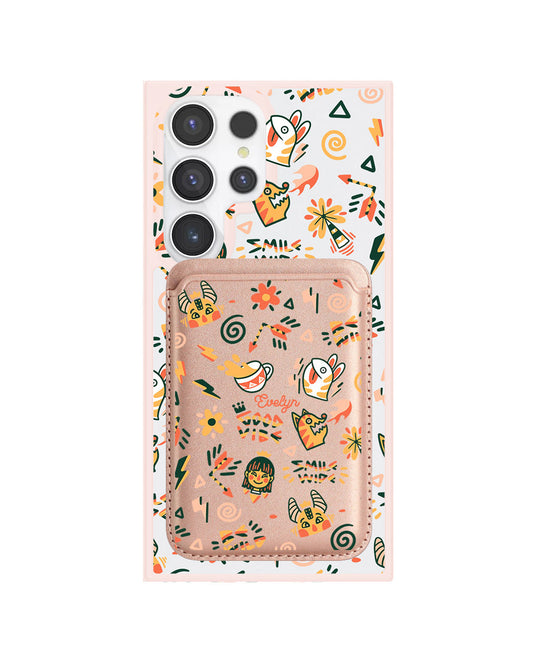Android Magnetic Wallet Case - Wild & Free