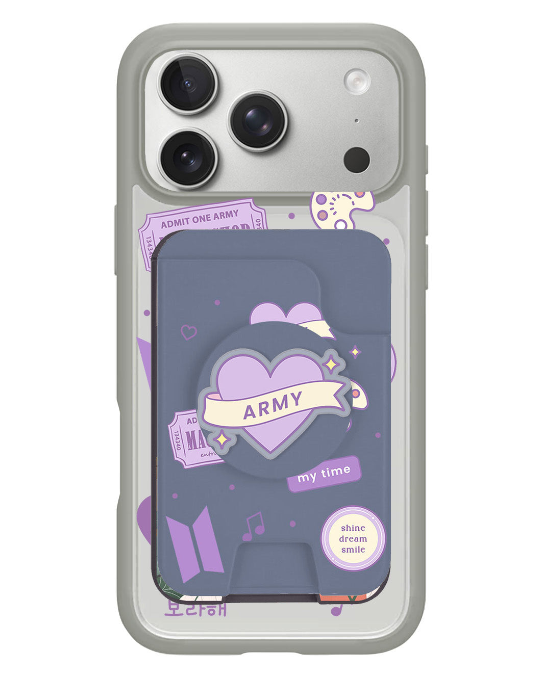 iPhone Magpop Wallet - BTS Sticker Pack