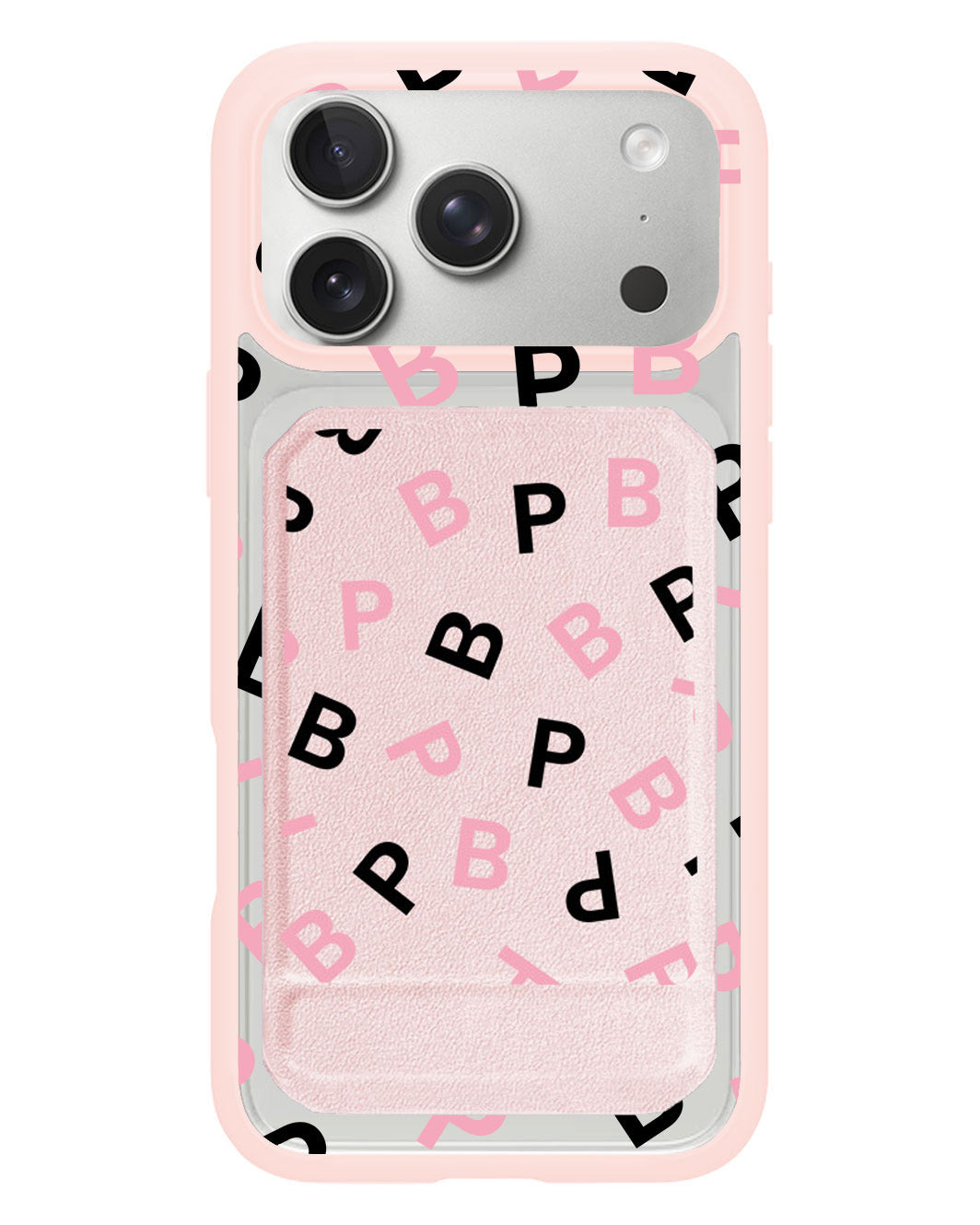 iPhone Magnetic Multifold Wallet - Blackpink Monogram