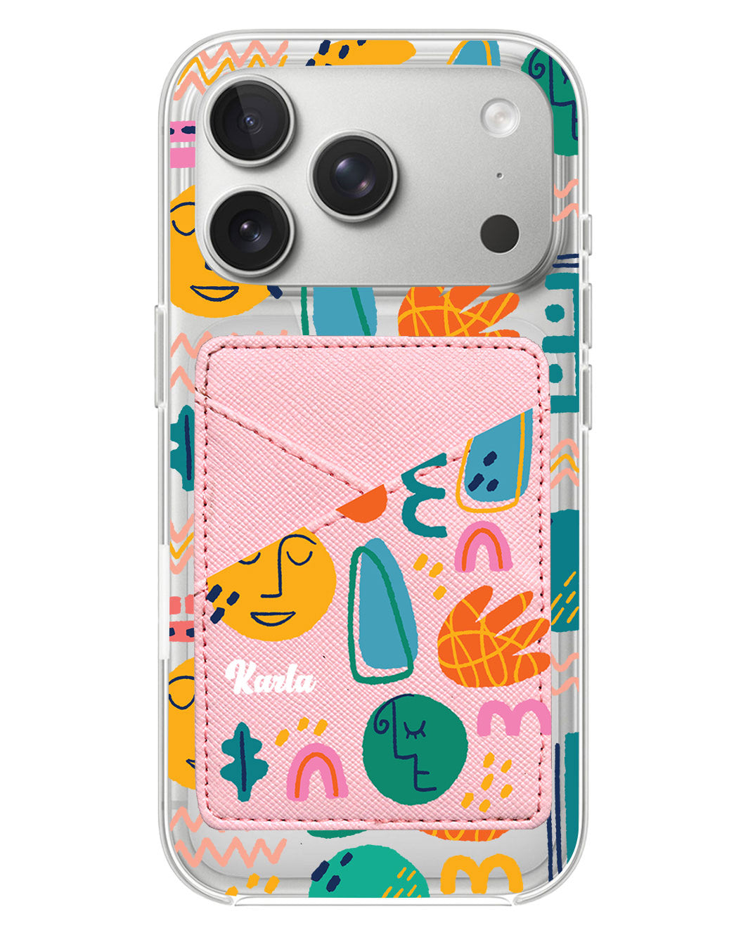 iPhone Phone Wallet Case - Silent Art