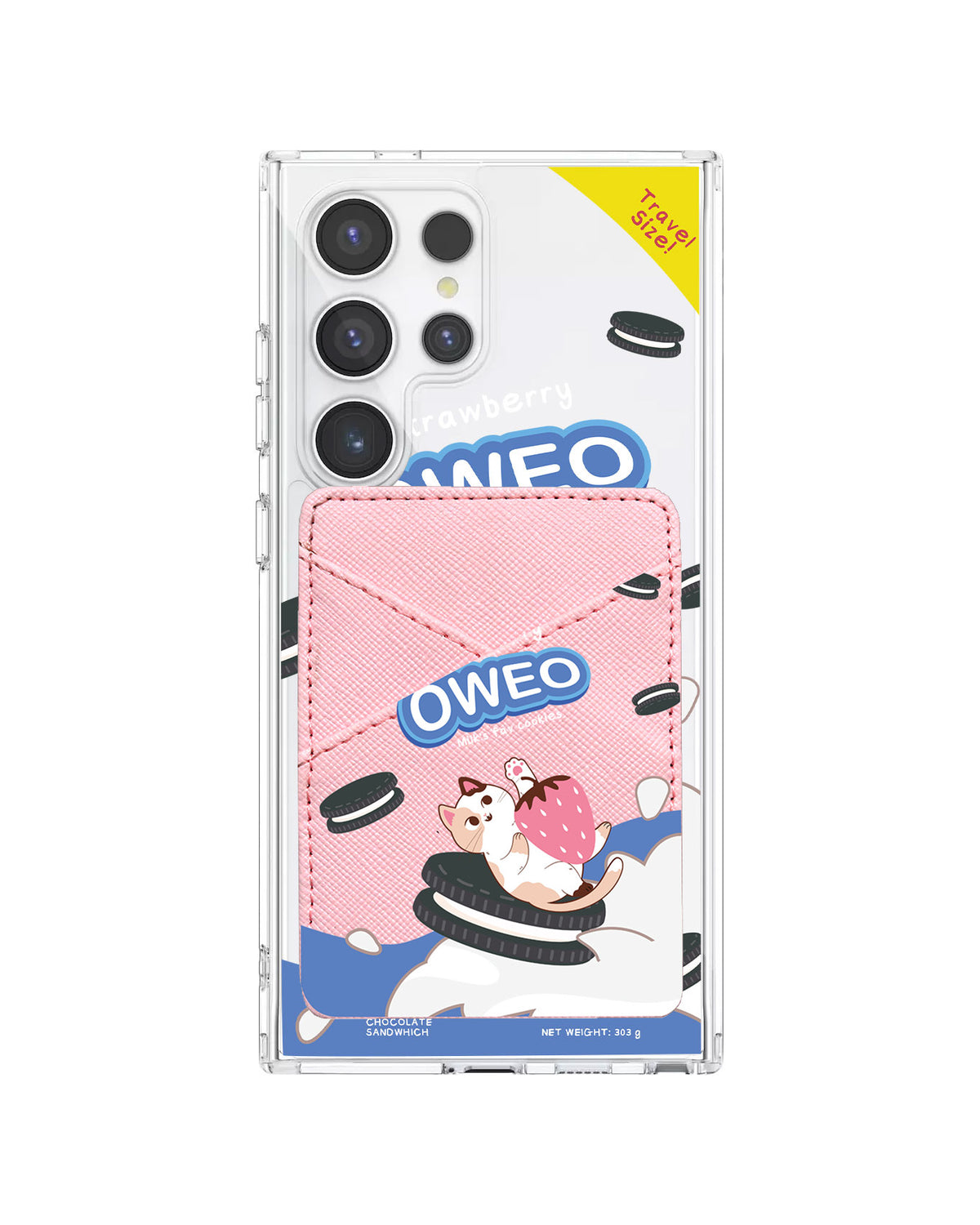 Android Phone Wallet Case - Oweo Cat