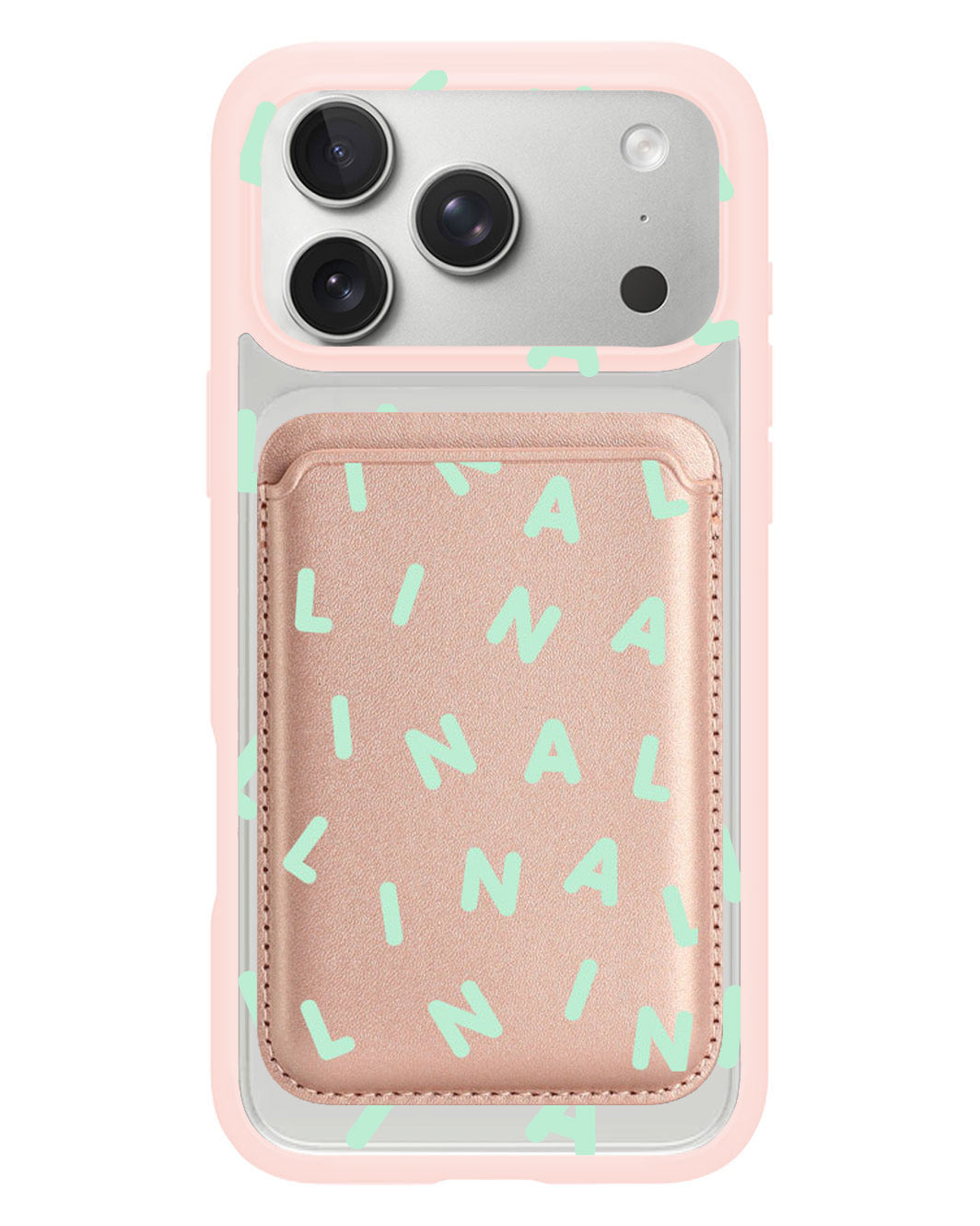 iPhone Magnetic Wallet Case - Monogram 2.0 Tosca