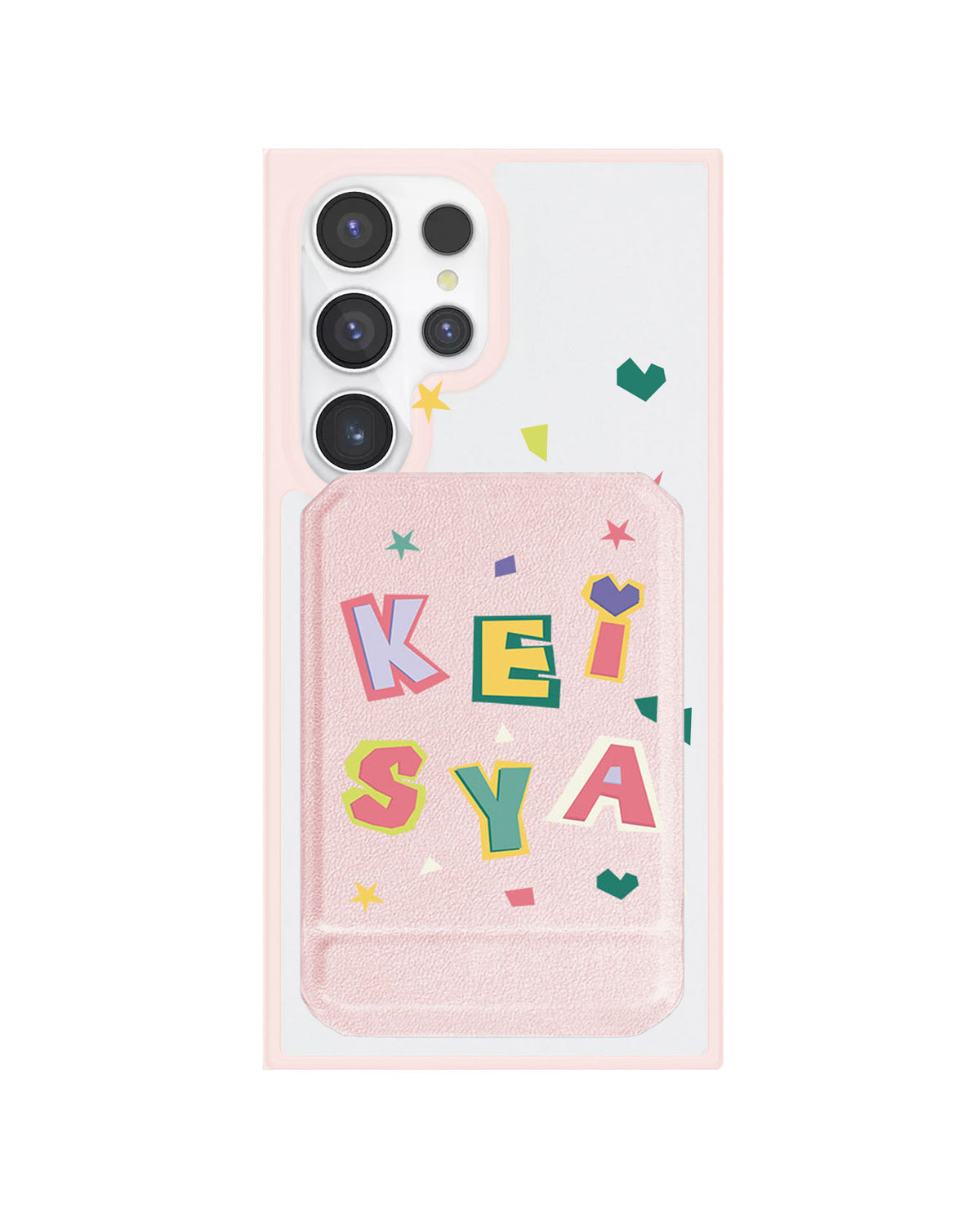 Android Magnetic Multifold Wallet - Adorable Monogram 4.0