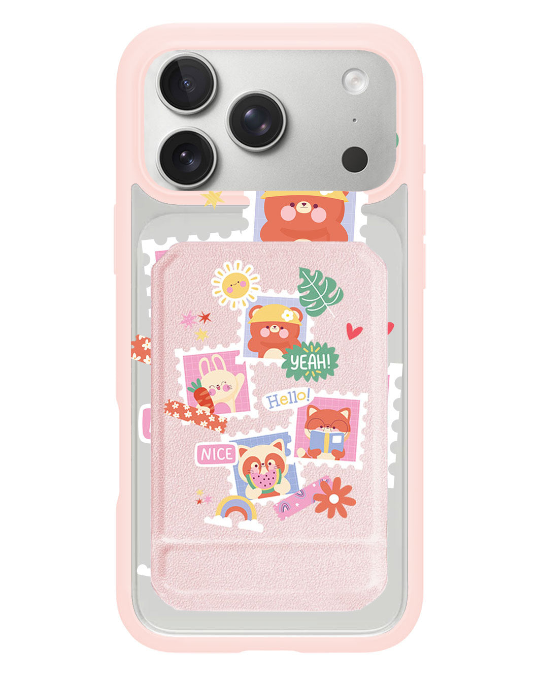 iPhone Magnetic Multifold Wallet - Animal Squad