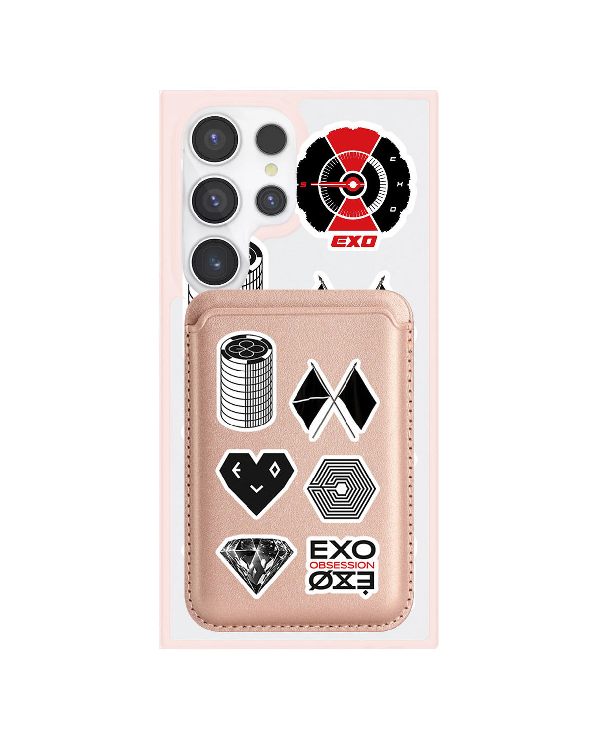 Android Magnetic Wallet Case - EXO Sticker Pack