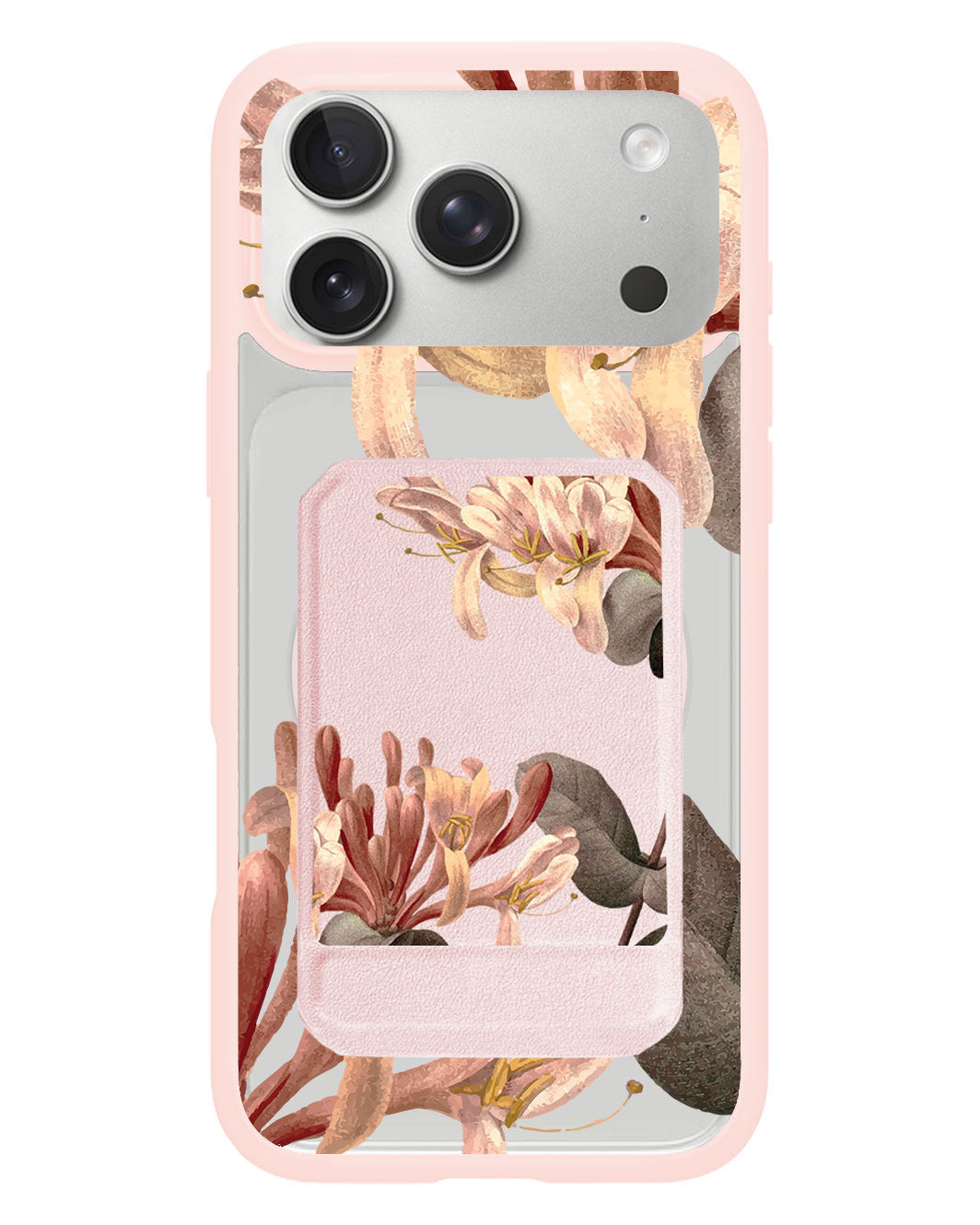 iPhone Magnetic Multifold Wallet - Honey Suckle