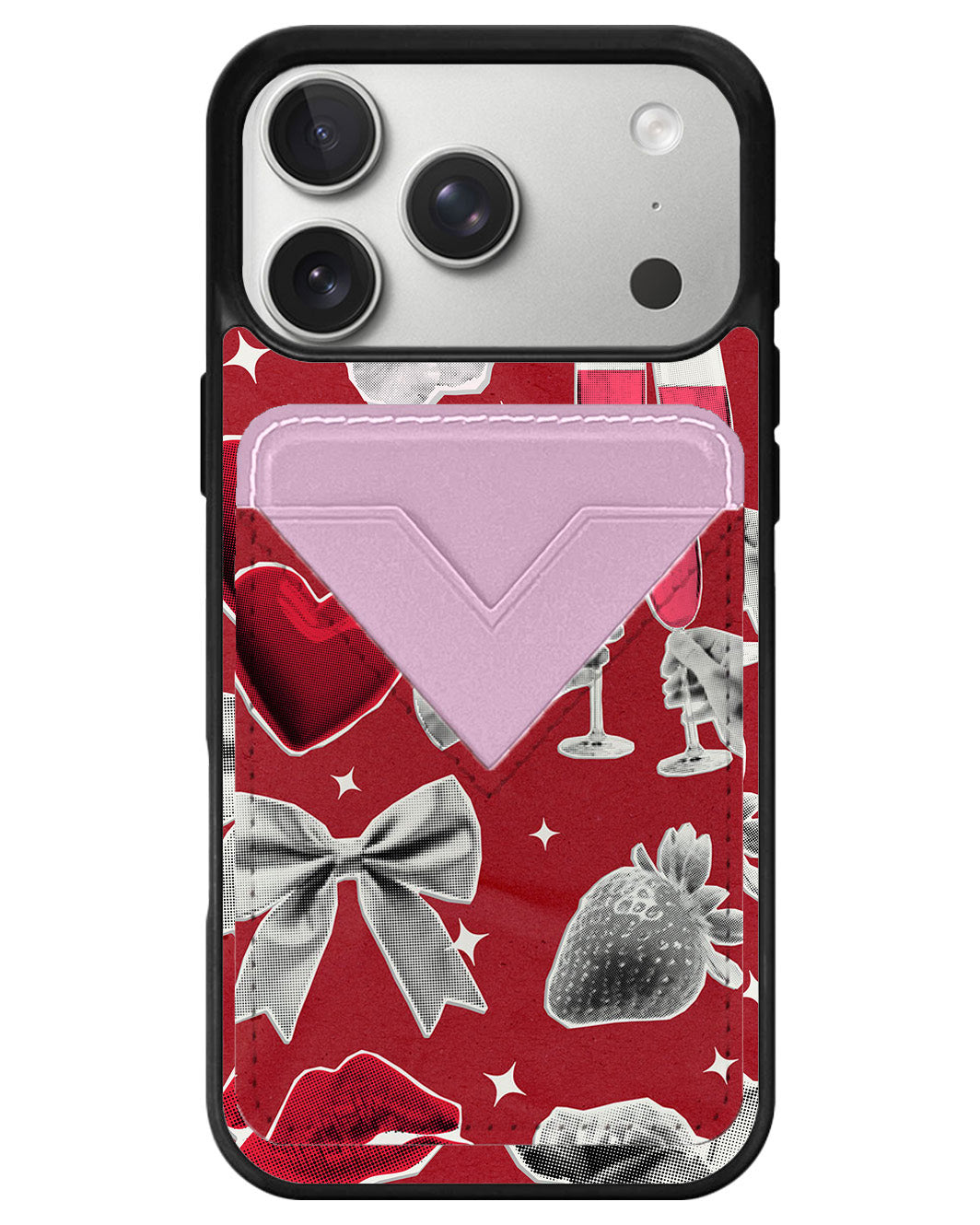 iPhone Avant Wallet Case - Coquette Goth 1.0