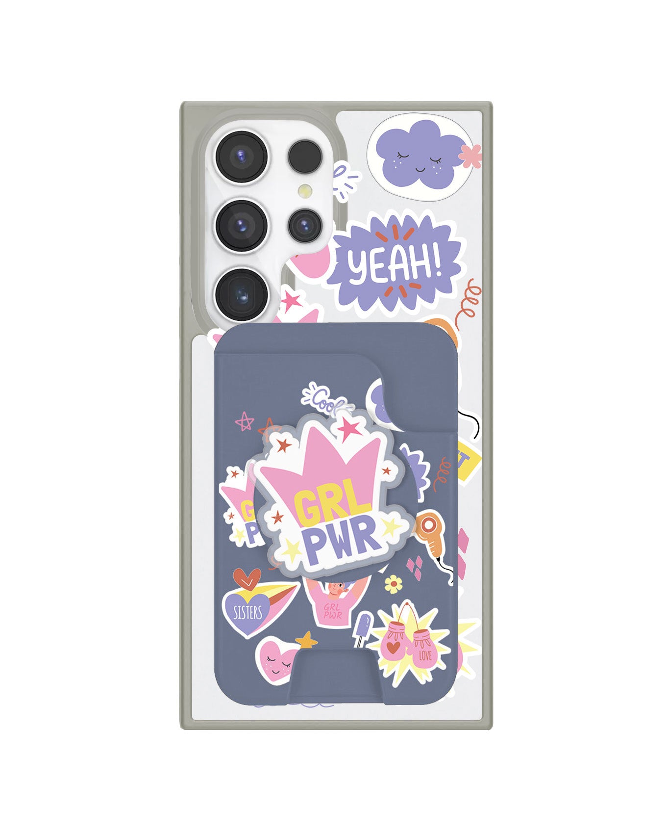 Android Magpop Wallet - Girl Power Sticker Pack