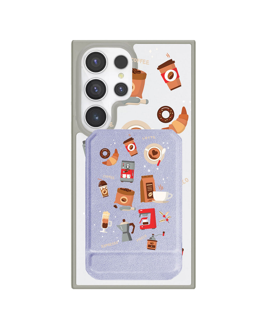 Android Magnetic Multifold Wallet - Barista
