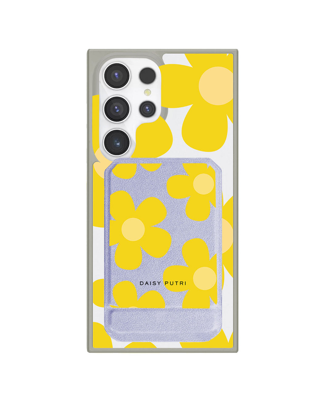 Android Magnetic Multifold Wallet - Daisy Sunshine 1.0