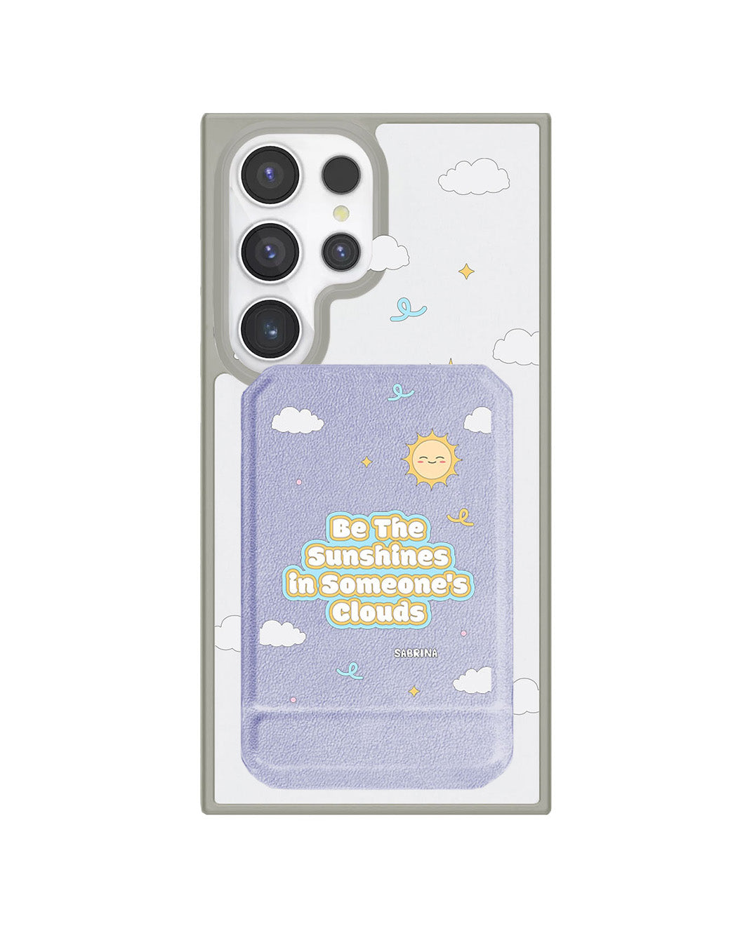Android Magnetic Multifold Wallet - Sunshine