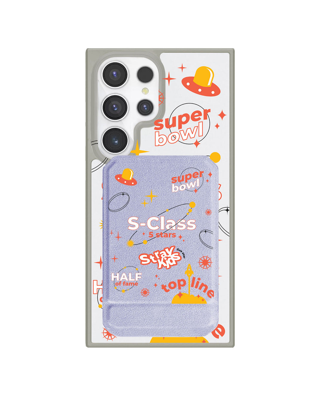 Android Magnetic Multifold Wallet - Stray Kids 5 stars