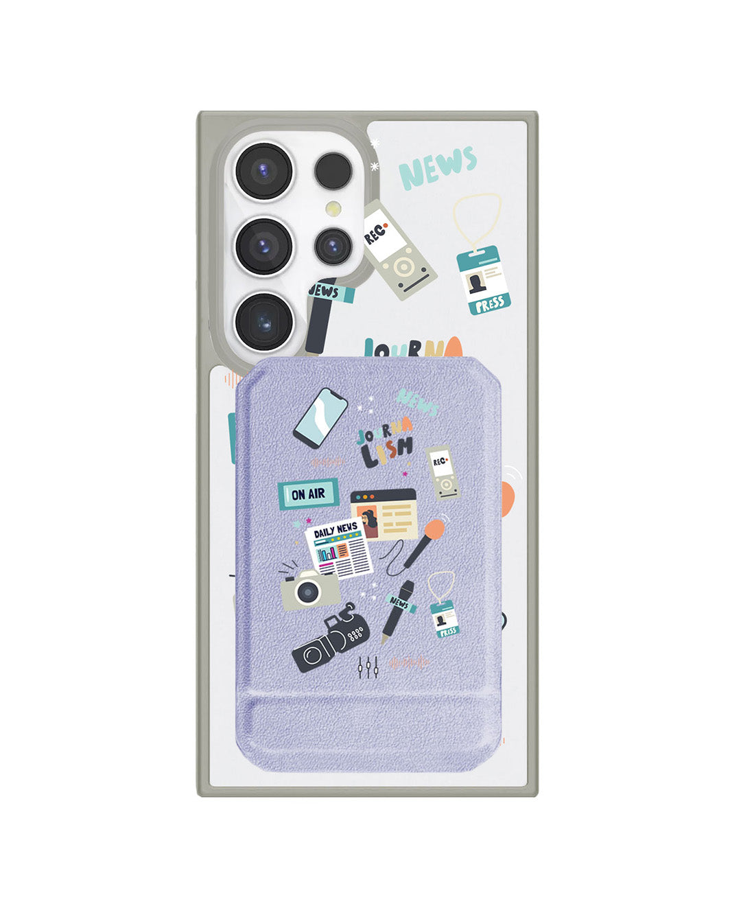 Android Magnetic Multifold Wallet - Journalism