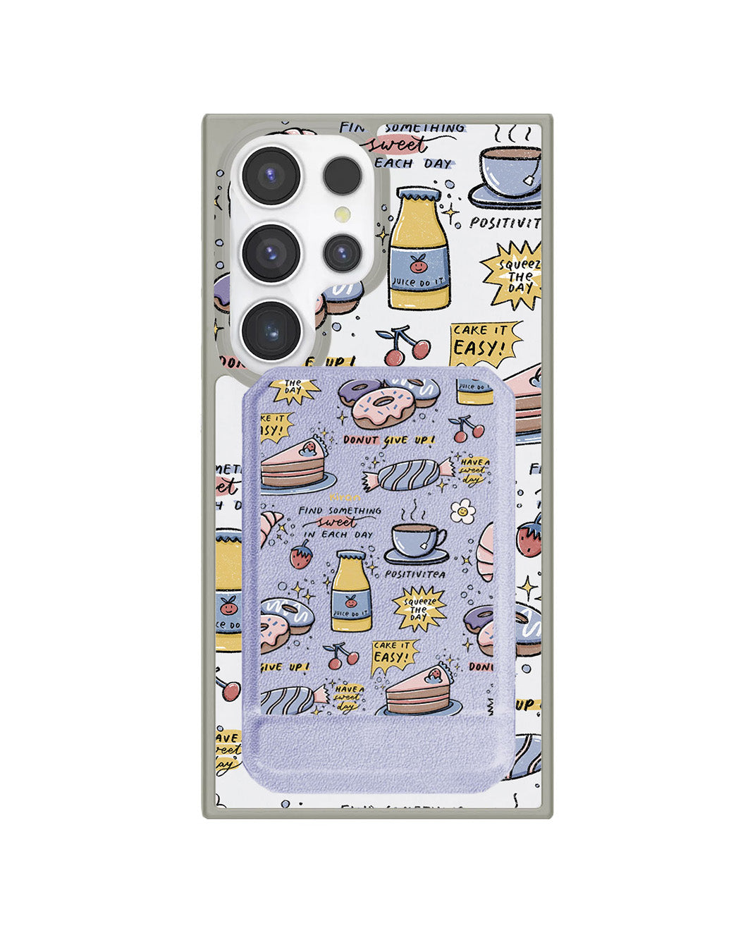 Android Magnetic Multifold Wallet - Sweets