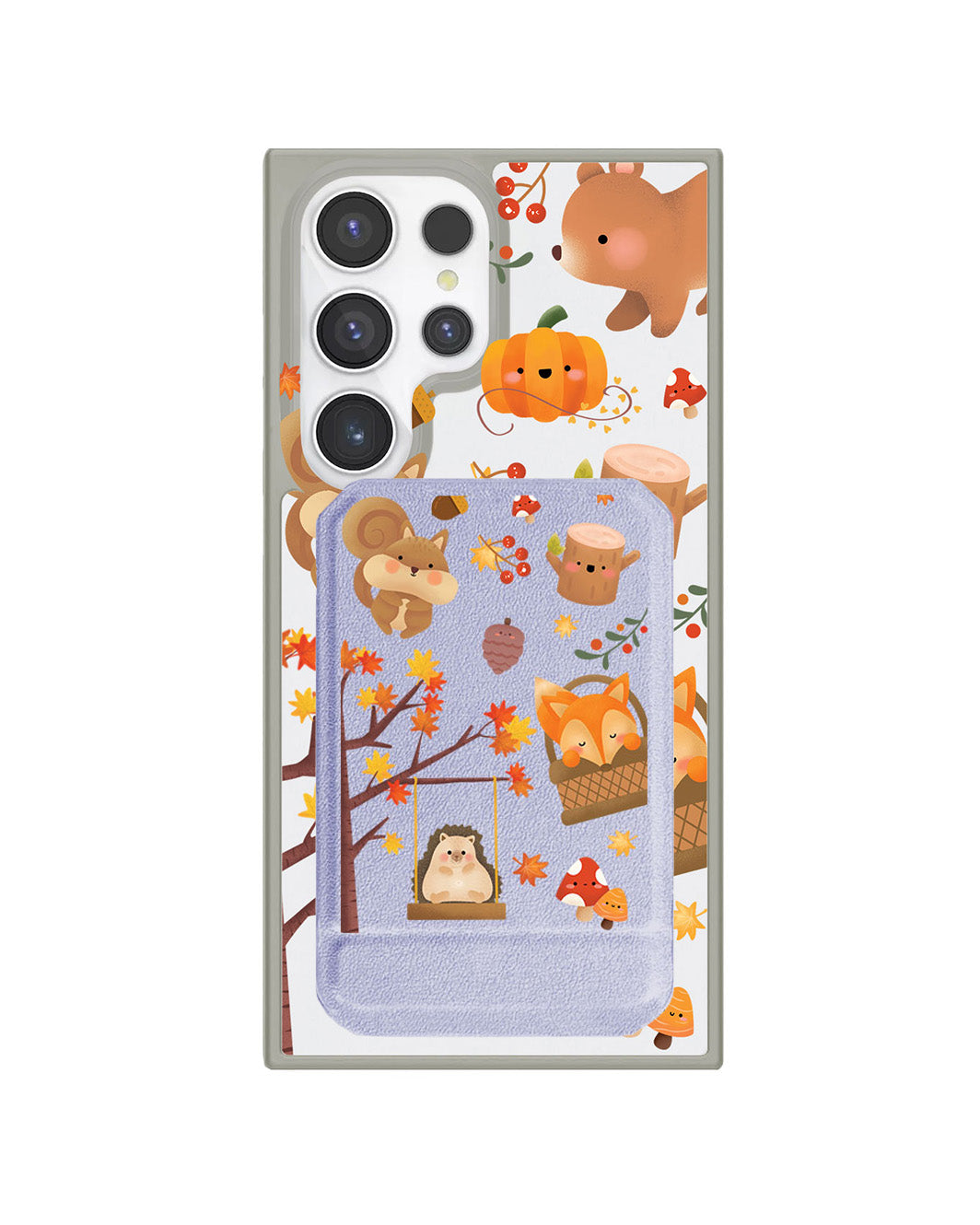 Android Magnetic Multifold Wallet - Autumn