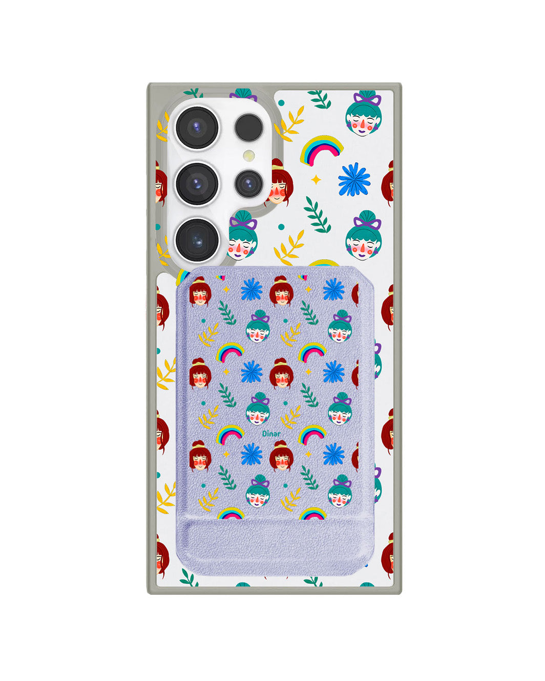 Android Magnetic Multifold Wallet - Unconditional Girl